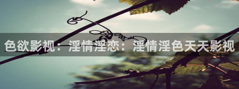 探花视频在线观看 在线播放：色欲影视：淫情淫恋：淫情淫色天天影视